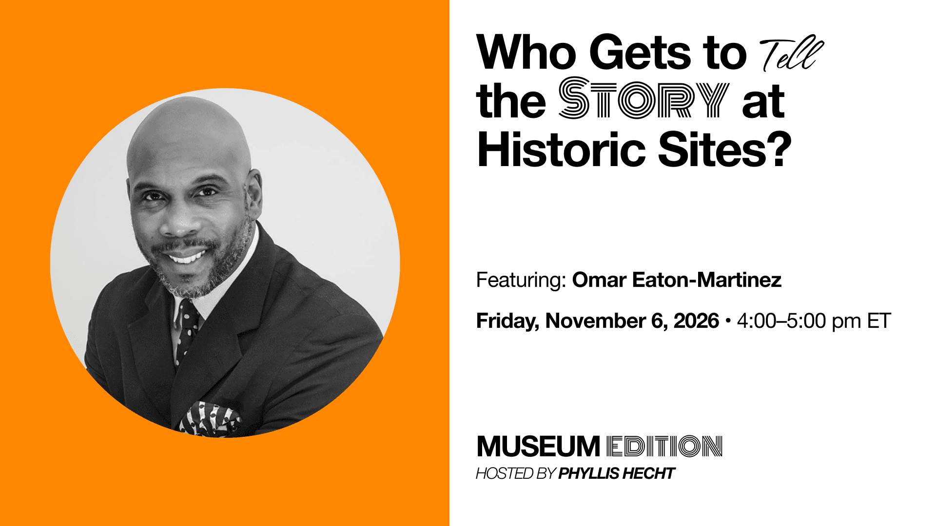 Who Gets to Tell the Story at Historic Sites featuring Omar Eaton-Martinez