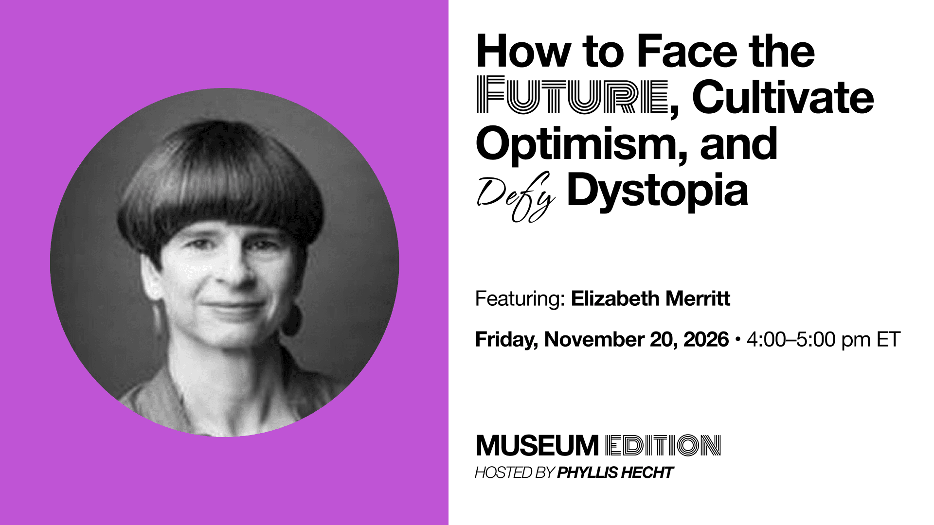 How to Face the Future featuring Elizabeth Merritt